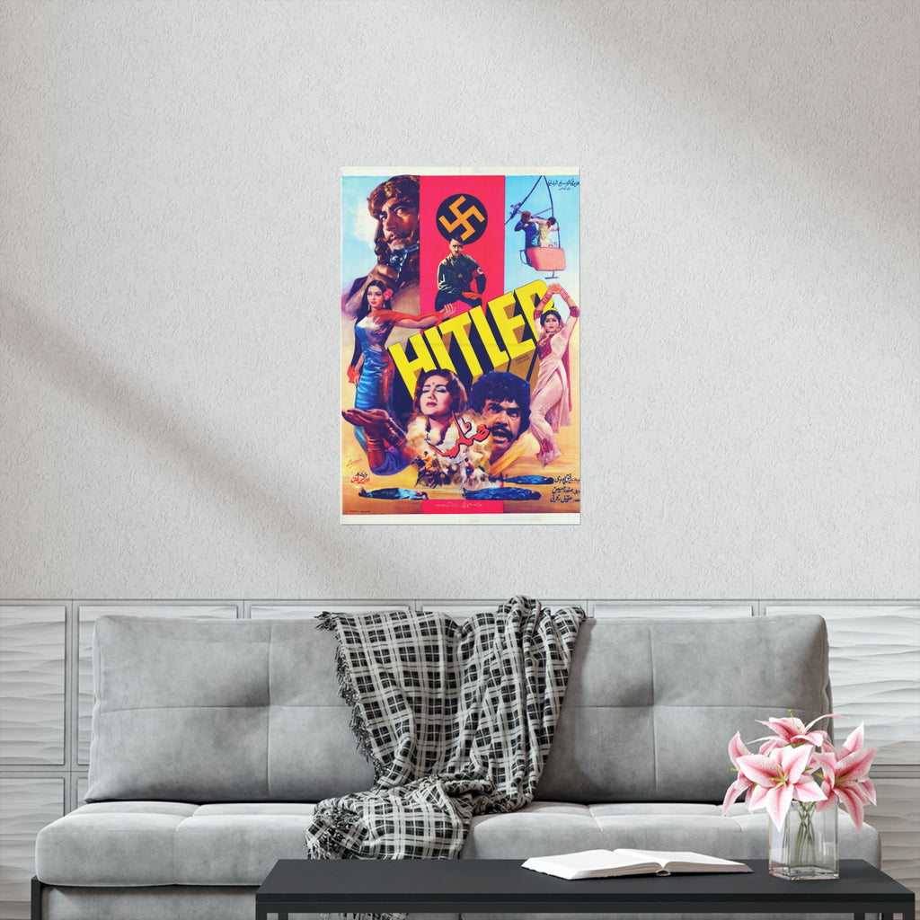 Hitler (1986) Punjabi Film Premium Matte Vertical Posters - www.desimovies.biz