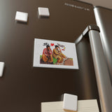 Dear I Love You - Button Magnet, Rectangle (1 & 10 pcs) - www.desimovies.biz