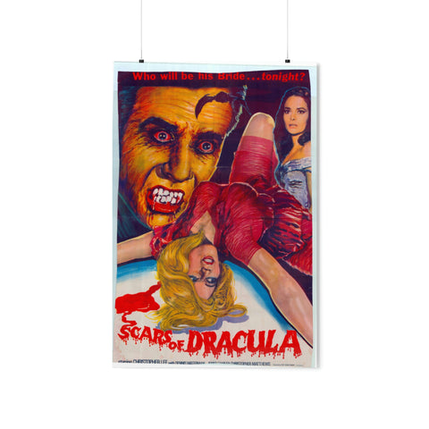 Scars of Dracula (1970) Pakistani - Premium Matte Vertical Posters - www.desimovies.biz