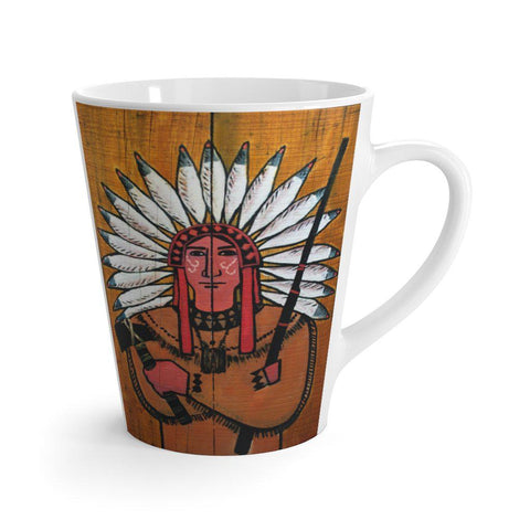 The Last Tomahawk Latte mug - www.desimovies.biz