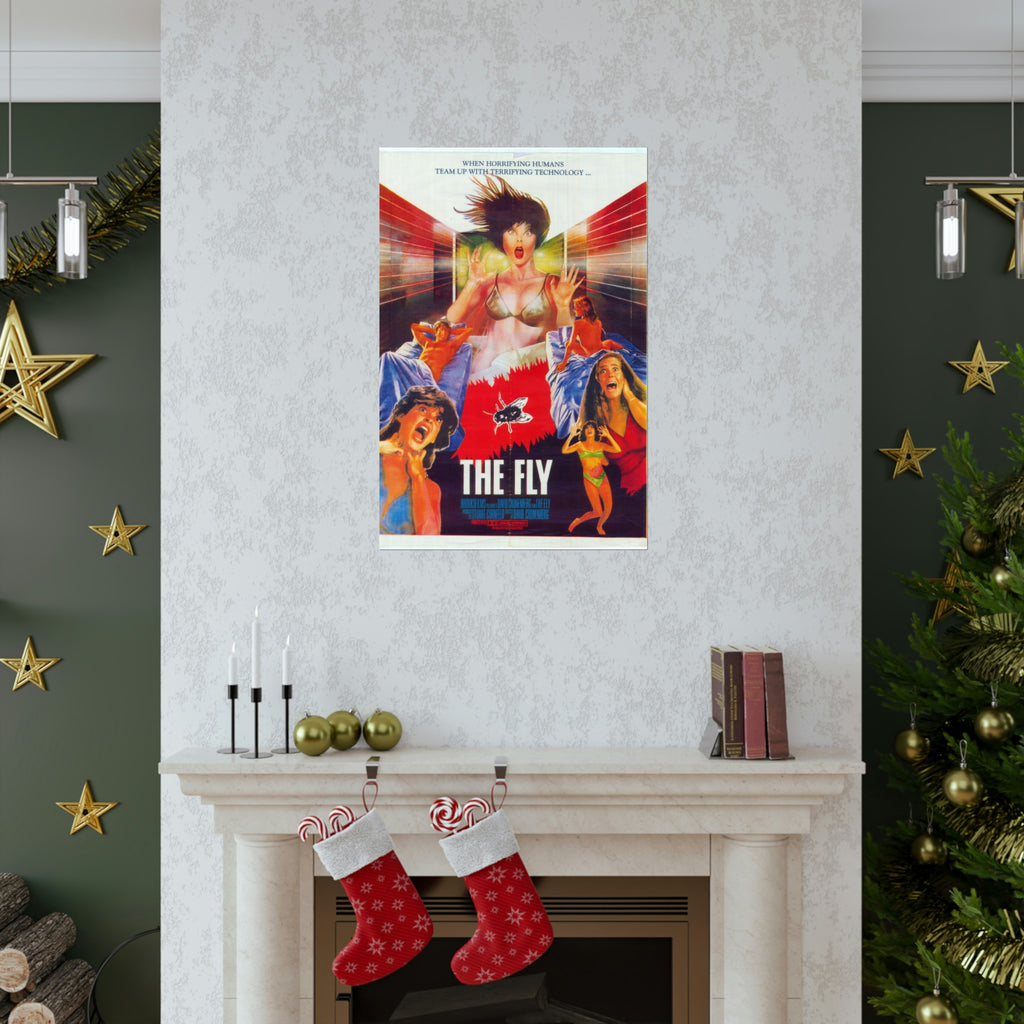 The Fly (1986) Pakistani - Premium Matte Vertical Posters - www.desimovies.biz