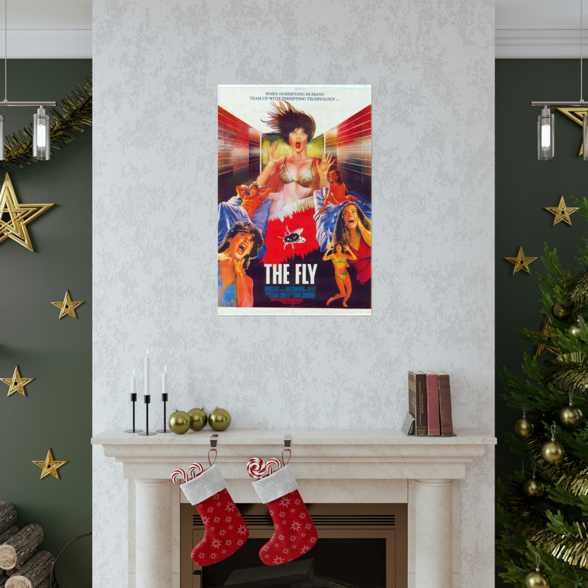 The Fly (1986) Pakistani - Premium Matte Vertical Posters - www.desimovies.biz