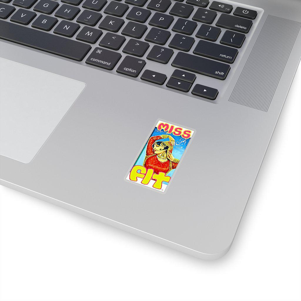 Miss Fit - Kiss-Cut Stickers - www.desimovies.biz