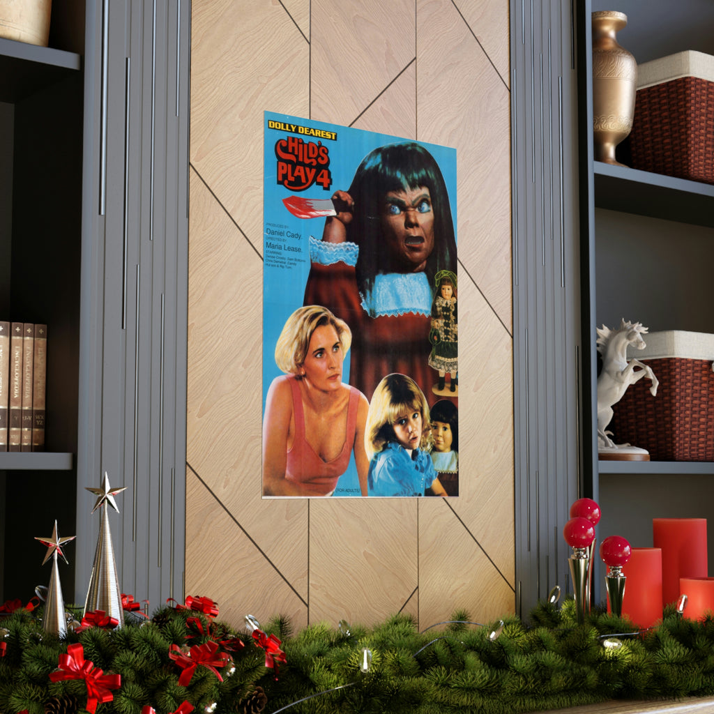 Dolly Dearest Poster - Child's Play 4 - Premium Matte Vertical Posters - www.desimovies.biz