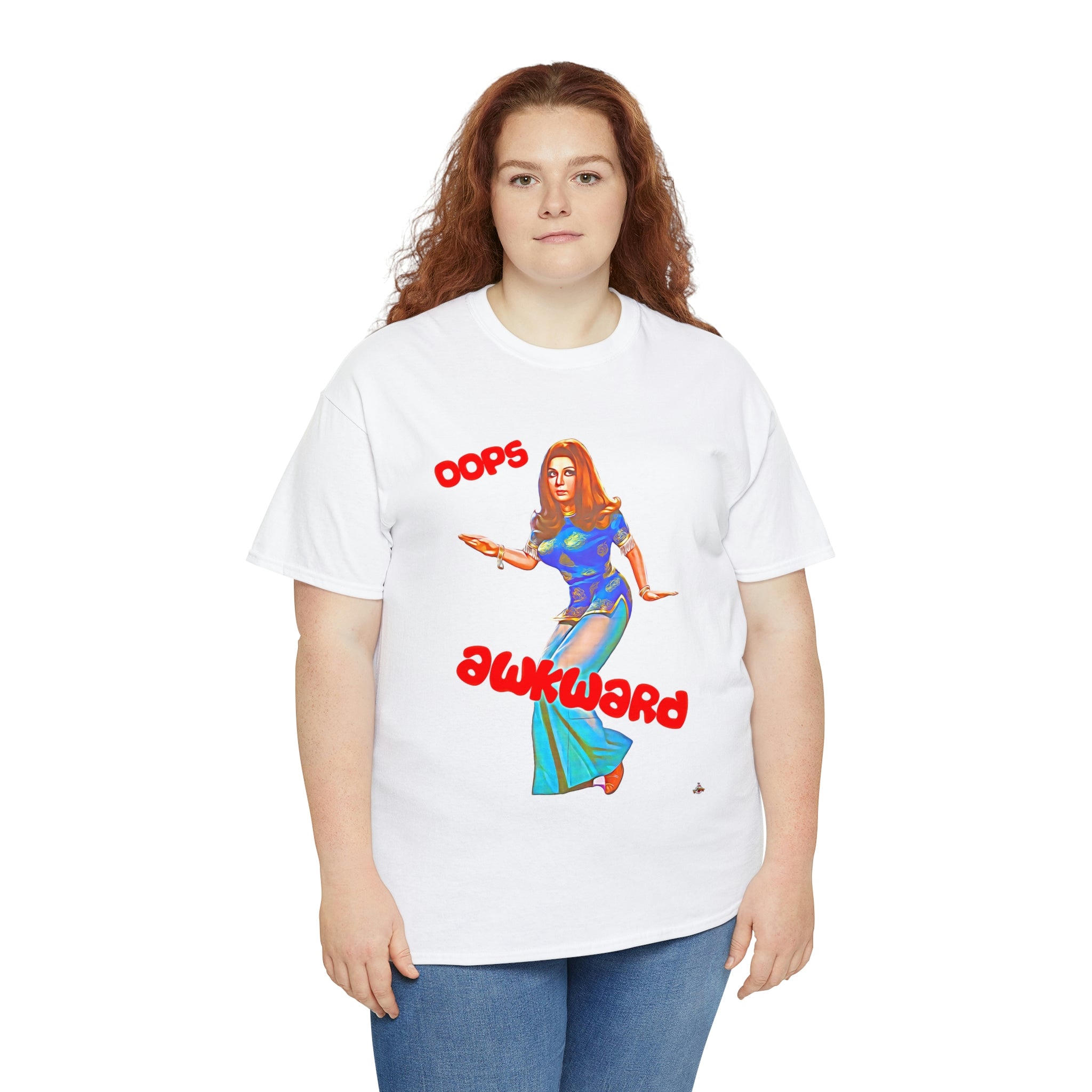 Oops Awkward - Neelo - Lollywood T Shirt - Unisex Heavy Cotton Tee - www.desimovies.biz