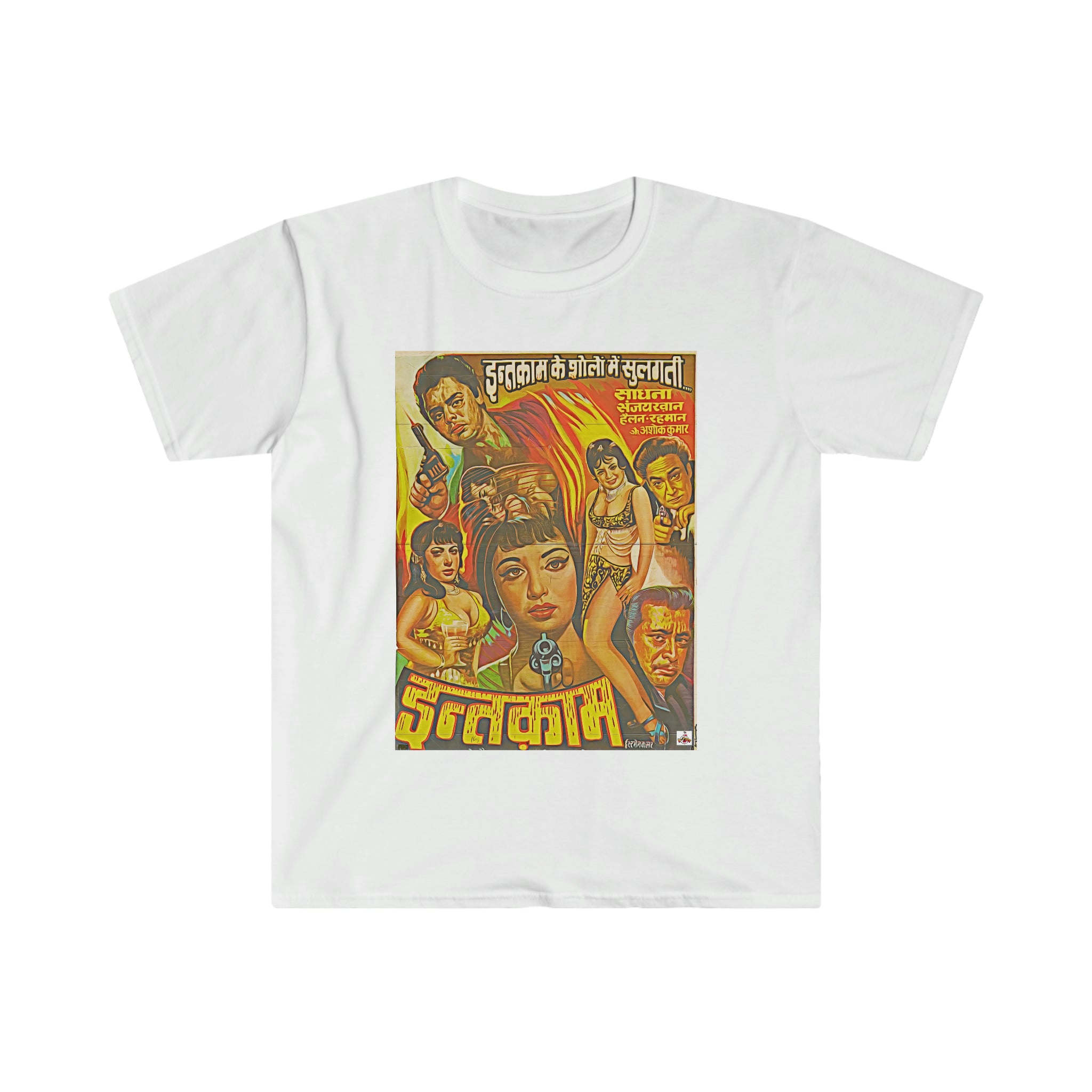 Inteqam - Bollywood Classics - Unisex Softstyle T-Shirt - www.desimovies.biz