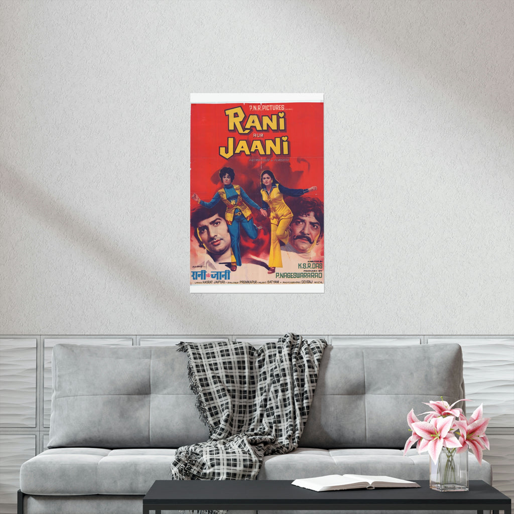Rani Aur Jani (1973) Premium Matte Vertical Posters - www.desimovies.biz