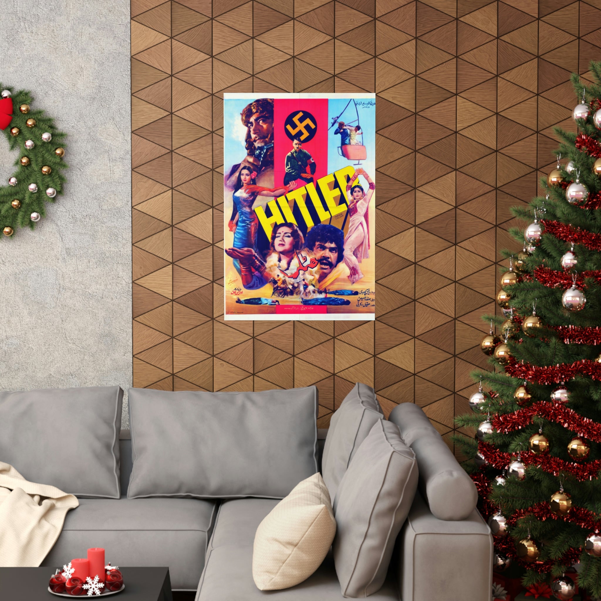 Hitler (1986) Punjabi Film Premium Matte Vertical Posters - www.desimovies.biz
