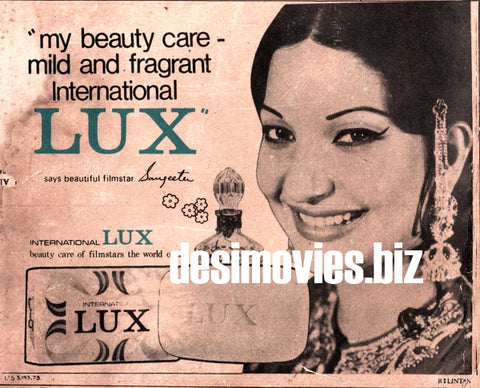 Sangeeta (1969) Lux Advert