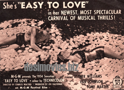 Easy to Love (1953) Press Adverts - www.desimovies.biz