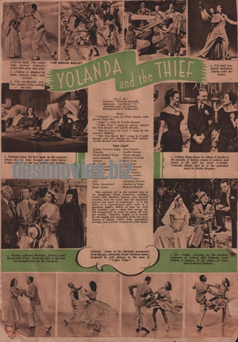 Yolanda and the Thief (1945) Press Advert - www.desimovies.biz