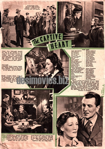 The Captive Heart (1946) Press Adverts - www.desimovies.biz