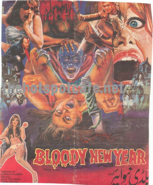 Bloody New Year  (1987) Half Sheet (Pakistani) Original Poster