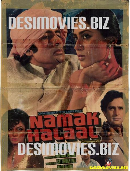 Namak Halal (1982) Original Posters - www.desimovies.biz