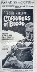 Corridors of Blood  (1958) Press Ad, Karachi - www.desimovies.biz