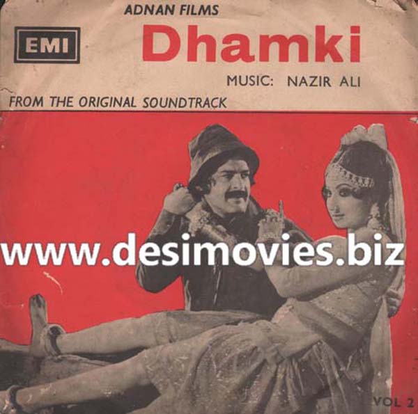 Pasbaan+Dhamki (1982) - 45 Cover - www.desimovies.biz
