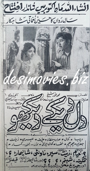 Dil Dekay Dekho (1969) Press Ad - www.desimovies.biz