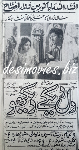 Dil Dekay Dekho (1969) Press Ad