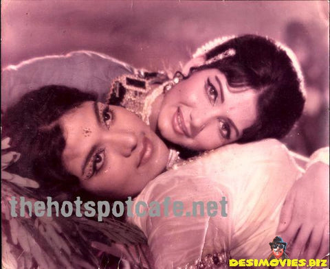 Zeba and Ishrat Chaudhary (1974) Movie Still - www.desimovies.biz