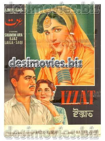 Izzat (1960)  Original Poster - www.desimovies.biz