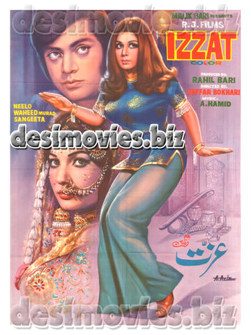 Izzat (1975) Original Poster - www.desimovies.biz
