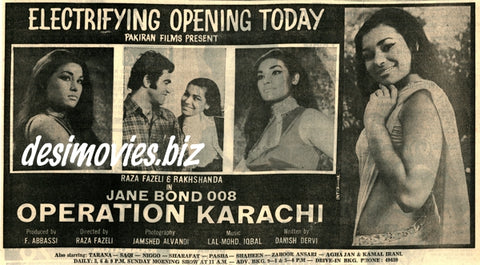 Operation Karachi (1971) Press Ad - Karachi 1971