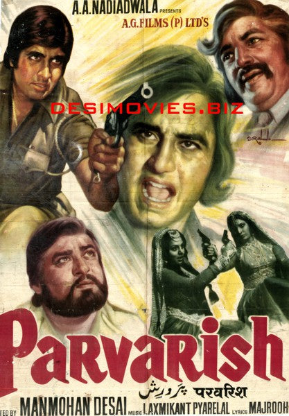 Parvarish (1977) 1 Sheet Poster - www.desimovies.biz