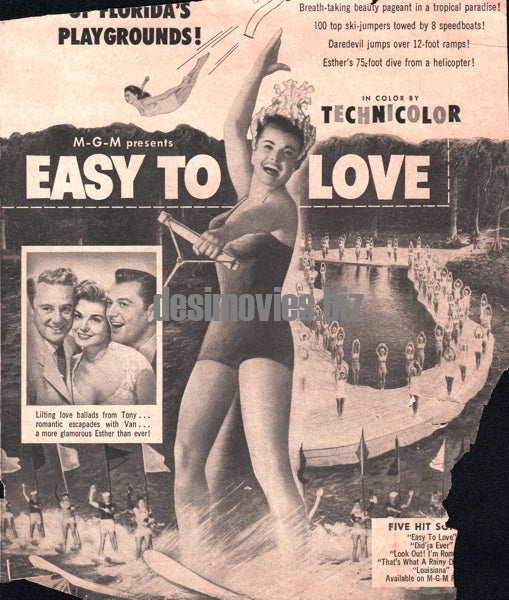 Easy to Love (1953) Press Adverts - www.desimovies.biz