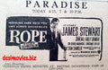 Rope (1948) Press Advert - www.desimovies.biz