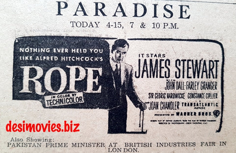 Rope (1948) Press Advert