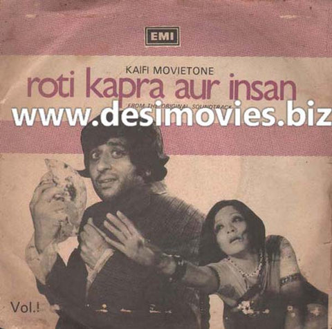 Roti Kapra aur Insan (1977)  - 45 Cover