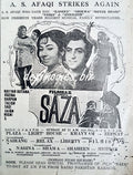 Saza (1969) advert - www.desimovies.biz