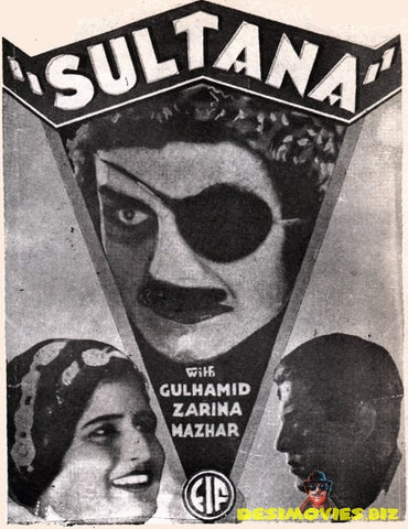 Sultana (1934) - Photo of Original Poster Art - www.desimovies.biz