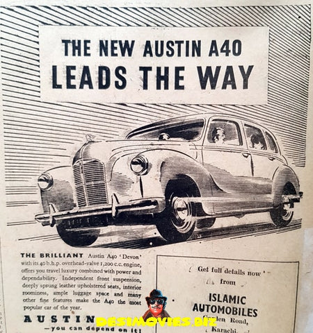 Austin A 40- Advert -1949