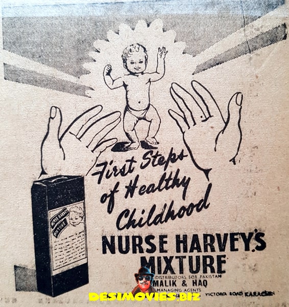 Nurse Harvey's Mixture - Advert -1949 - www.desimovies.biz