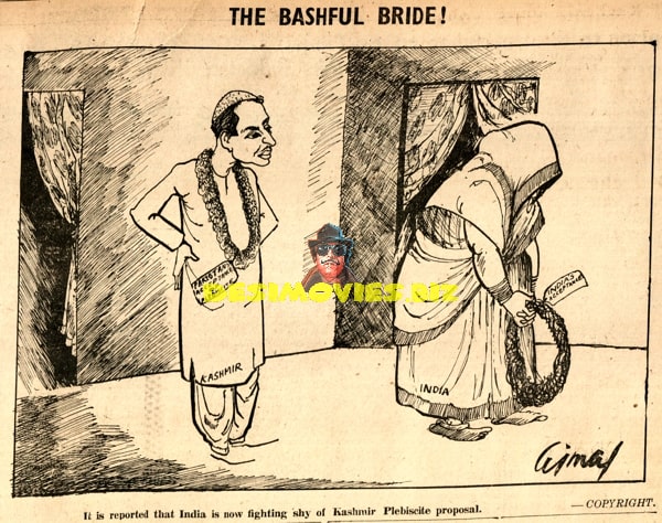 Political Cartoon on Kashmir - Pakistan Press - www.desimovies.biz