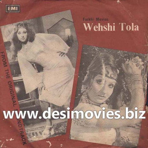 Wehshi Tola (1983)- 45 Cover