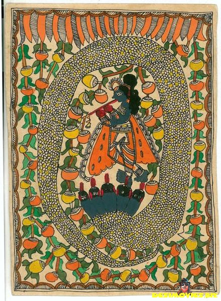 Madhubani Hand Painting