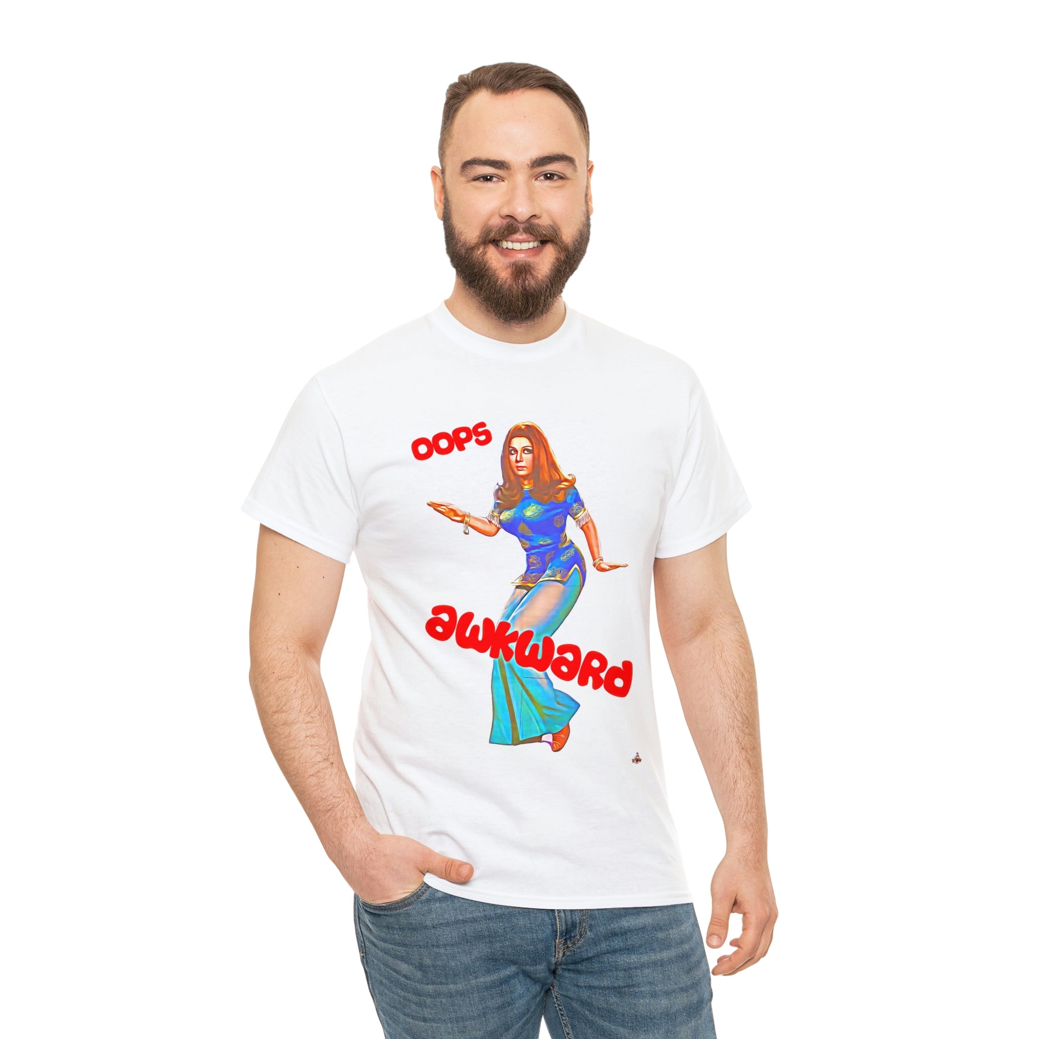 Oops Awkward - Neelo - Lollywood T Shirt - Unisex Heavy Cotton Tee - www.desimovies.biz