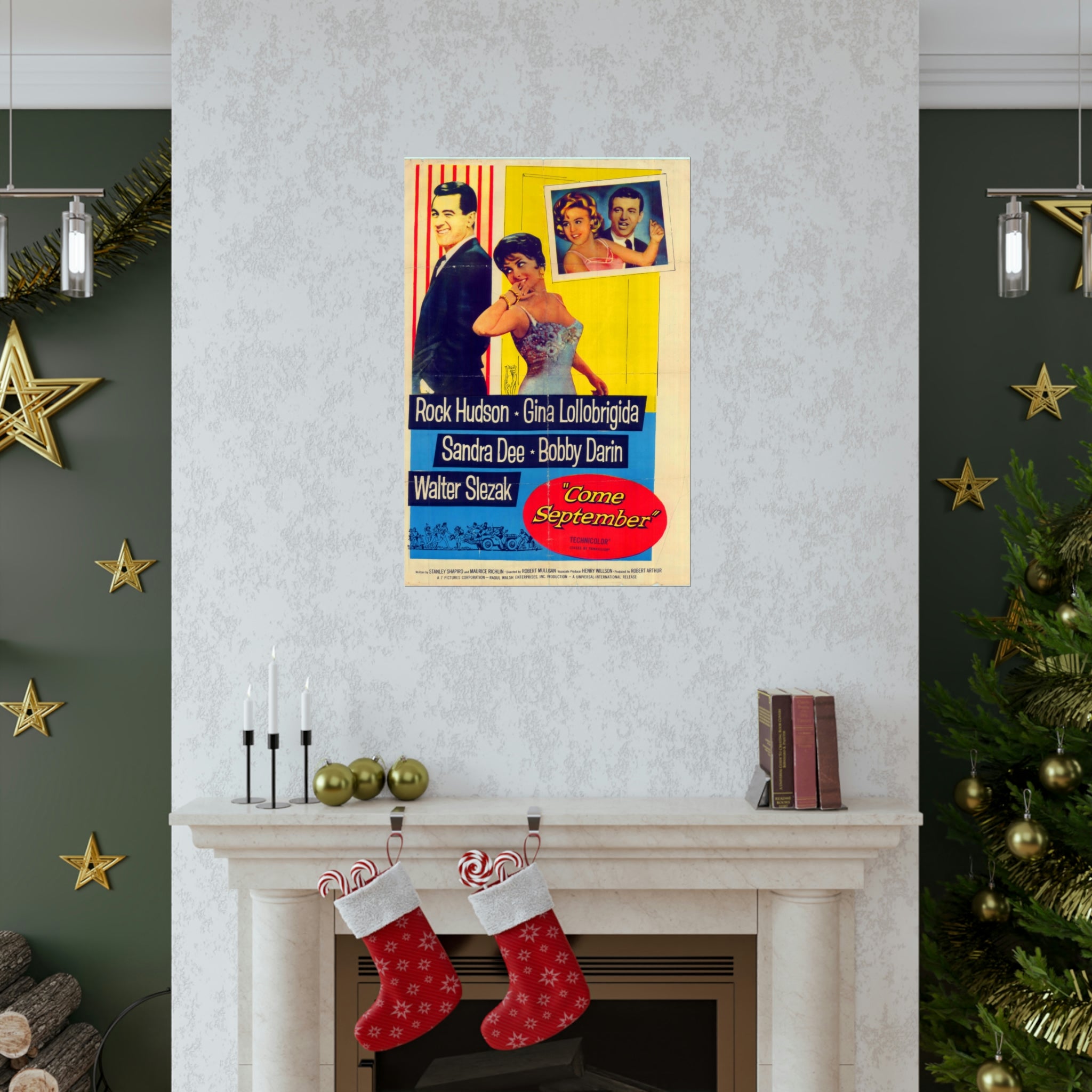 Come September (1961) Premium Matte Vertical Posters - www.desimovies.biz
