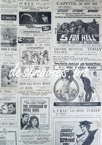 Cinema Press Adverts (1969) - www.desimovies.biz