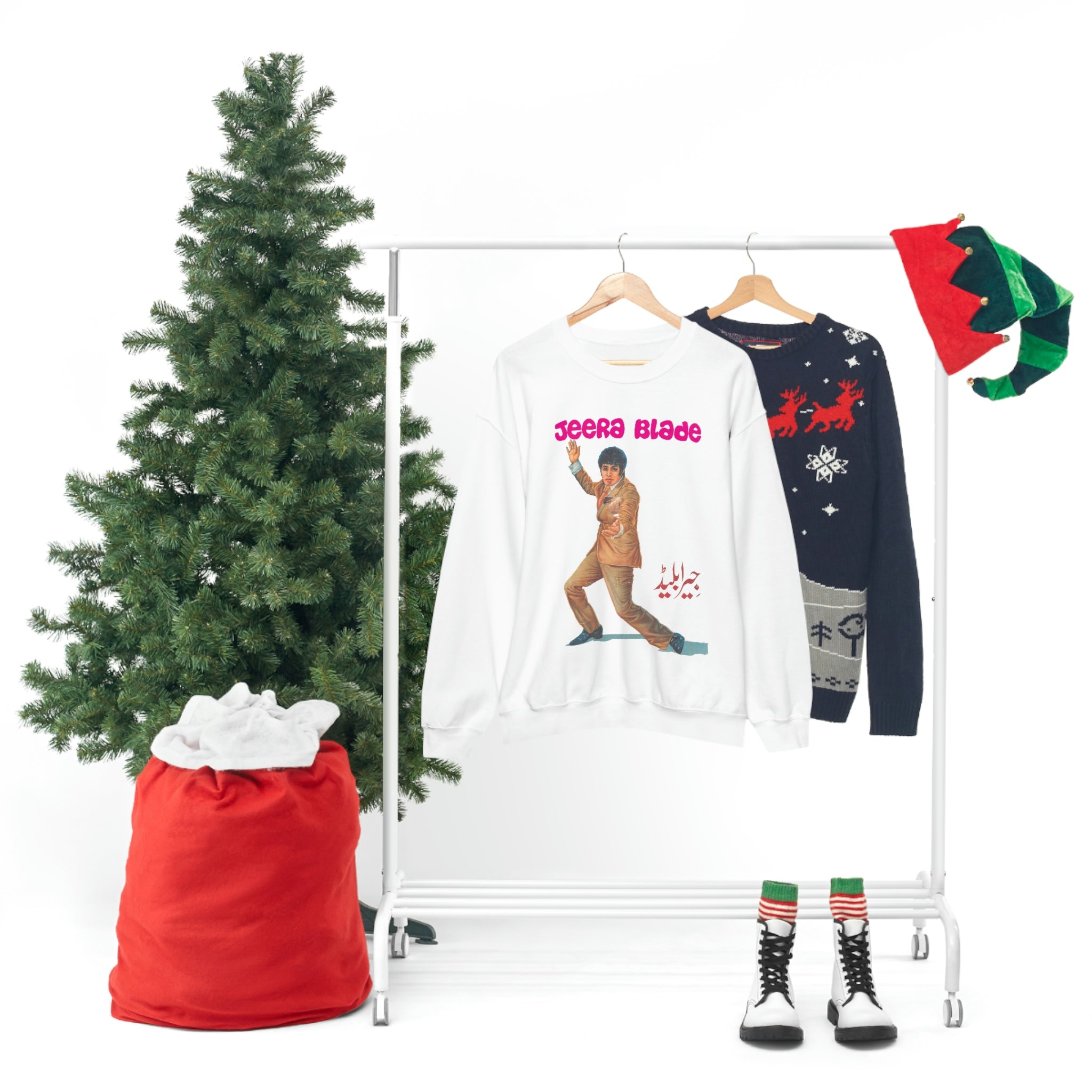 Jeera Blade - Unisex Heavy Blend™ Crewneck Sweatshirt - www.desimovies.biz