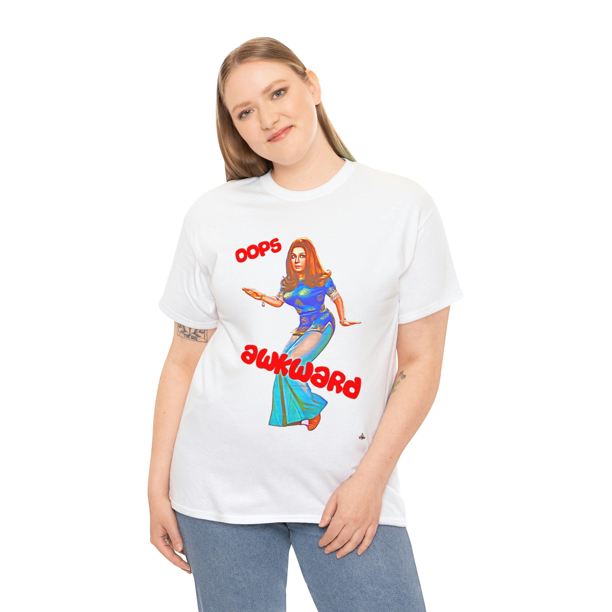 Oops Awkward - Neelo - Lollywood T Shirt - Unisex Heavy Cotton Tee - www.desimovies.biz