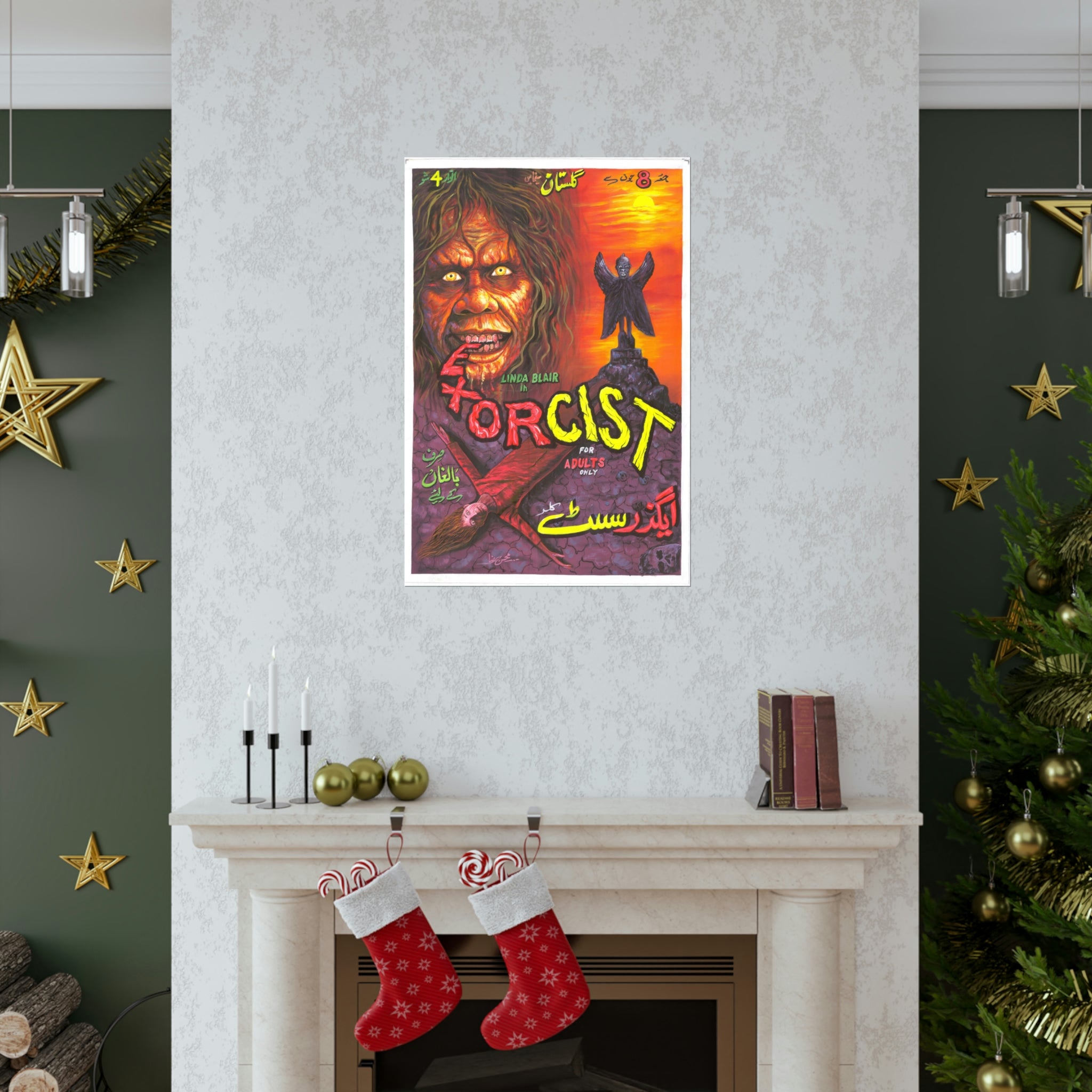 The Exorcist Painted Pakistani - Premium Matte Vertical Posters - www.desimovies.biz