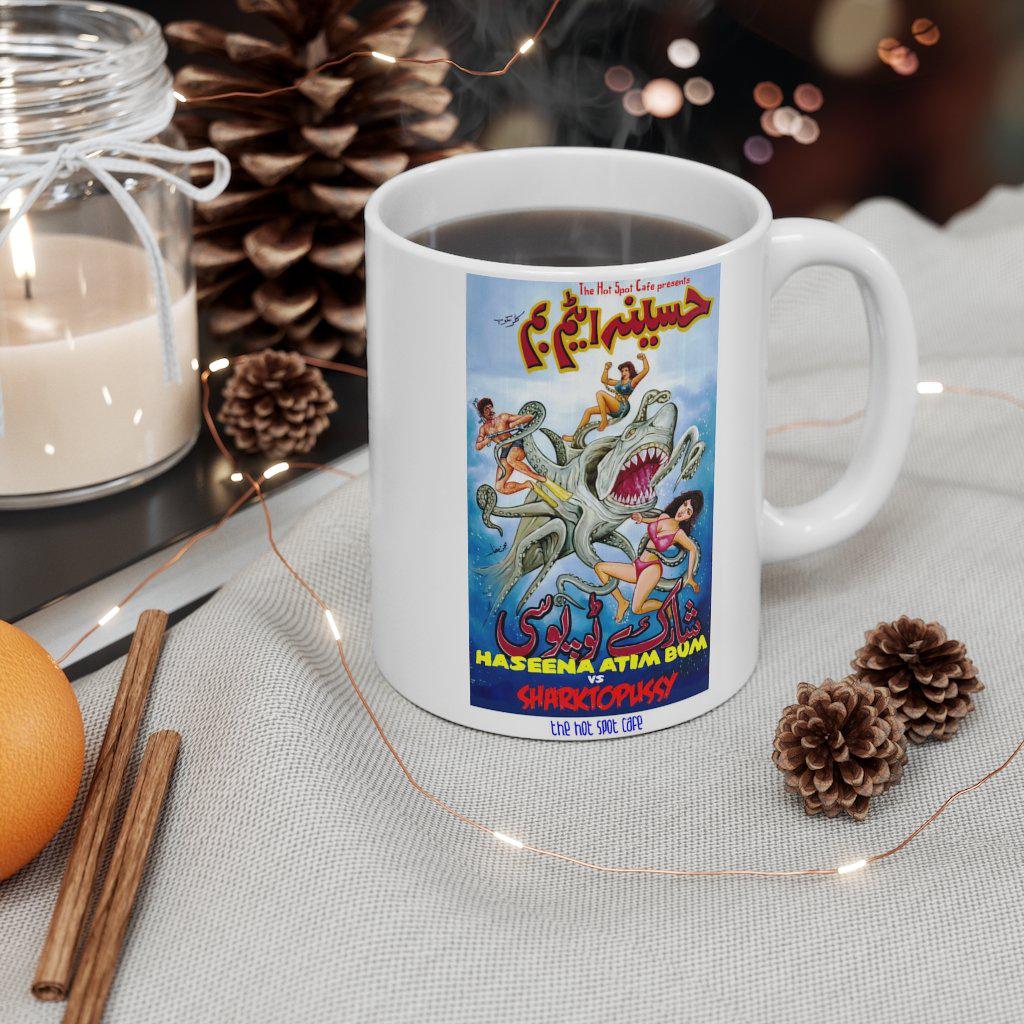 Sharktopussy vs Haseena Mug 11oz - www.desimovies.biz