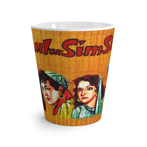 Khul Ja Sim Sim Latte mug - www.desimovies.biz