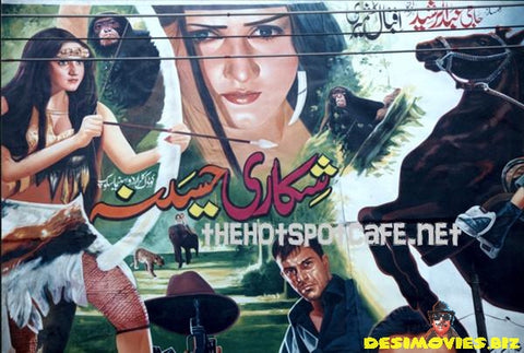 Shikari Haseena - Billboard Cinema Art off the Streets of Lahore. - www.desimovies.biz