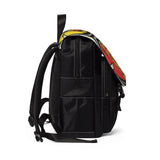 Madhubani Art Fishy - Unisex Casual Shoulder Backpack - www.desimovies.biz
