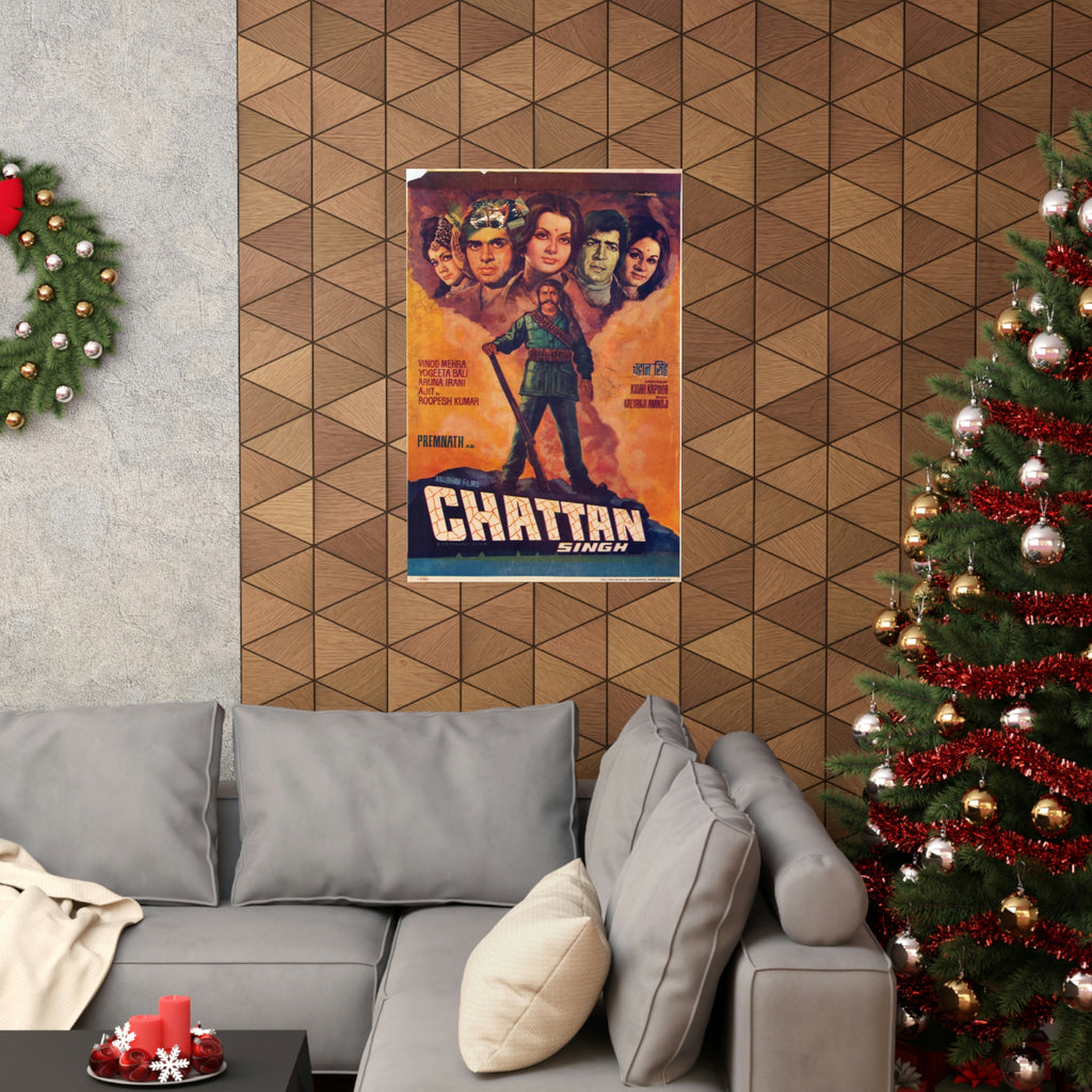 Chattan Singh (1974) Bollywood Premium Matte Vertical Posters - www.desimovies.biz