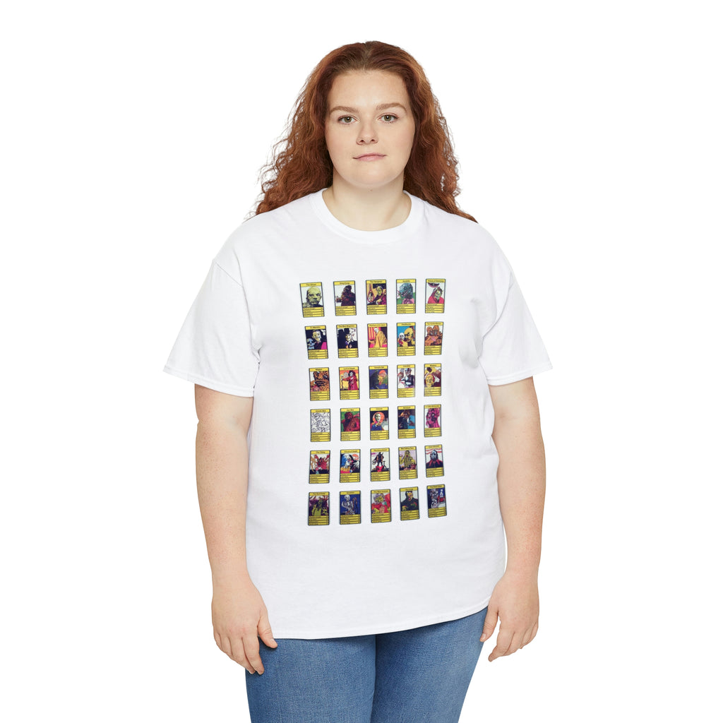 Top Trump Horror - Unisex Heavy Cotton Tee - www.desimovies.biz
